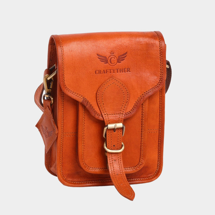Natty Leather Sling Cum Crossbody Bag