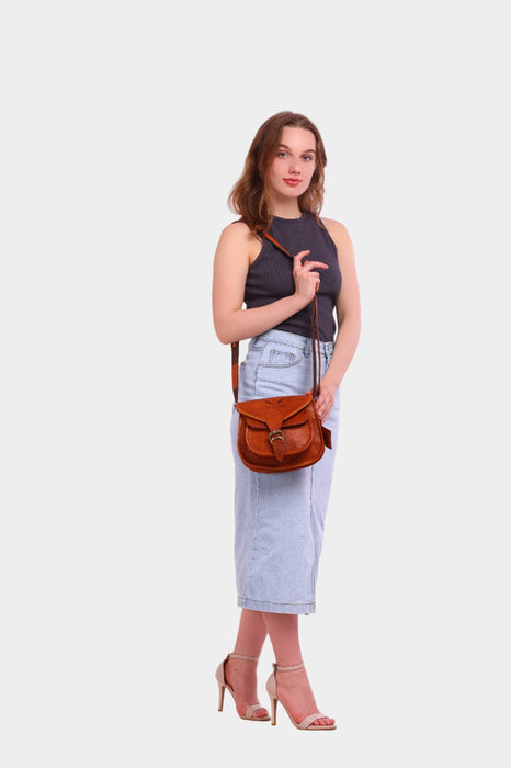 Chiara Leather Sling Cum Crossbody Bag