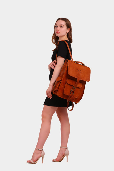 Franko Vintage Leather Backpack