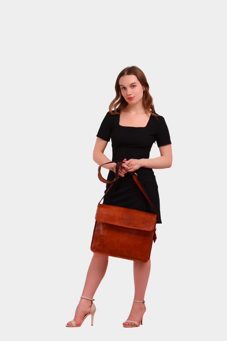 Mattie Leather Sling Cum Crossbody Bag