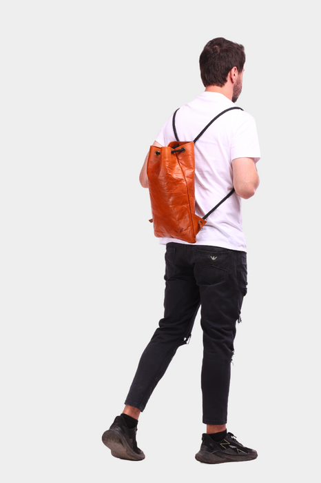 Valeria Leather Backpack - Gym Bag