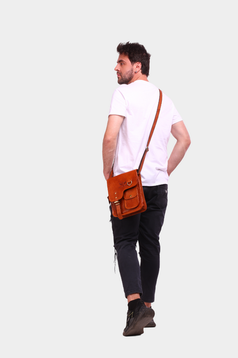 Marty Vintage Leather Sling Cum Crossbody Bag