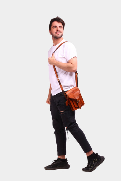 Natty Leather Sling Cum Crossbody Bag