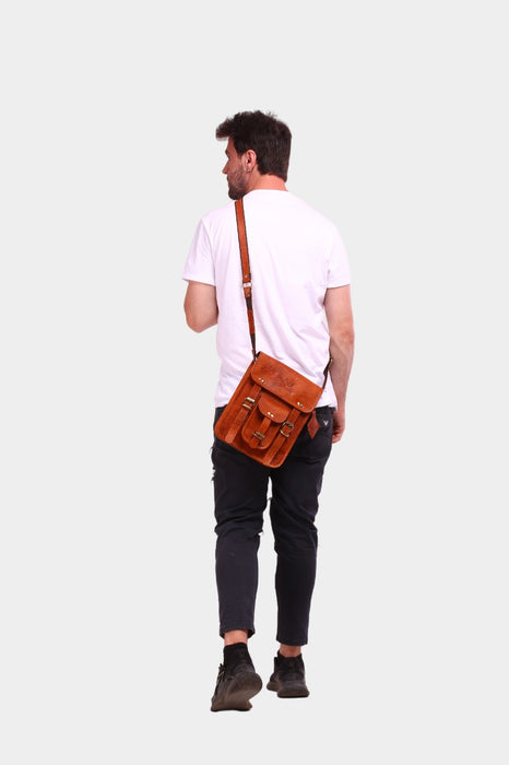 Leslie Leather Sling Cum Crossbody Bag