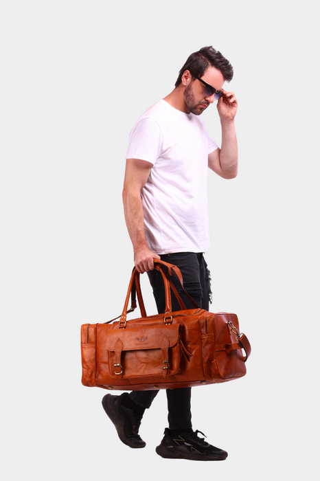 Visito Leather Duffle Bag