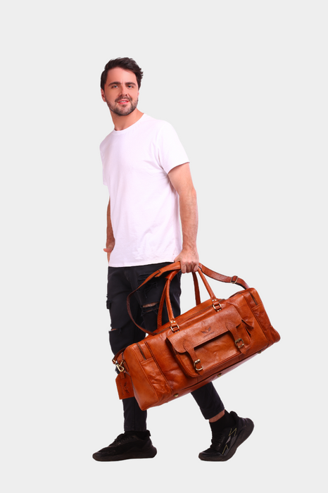 Visito Leather Duffle Bag