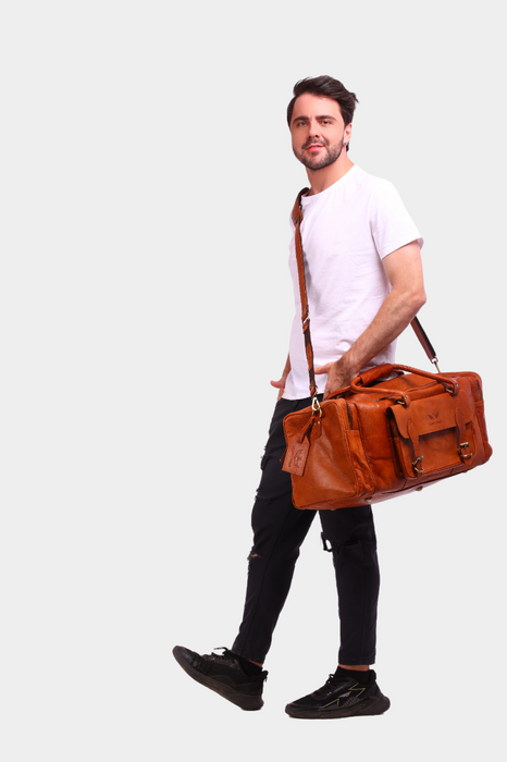 Visito Leather Duffle Bag