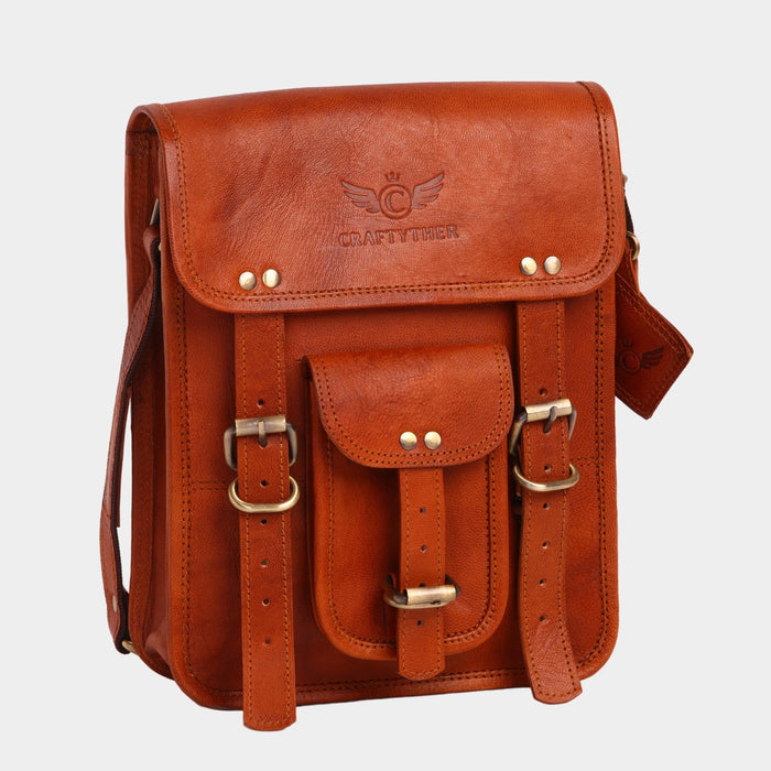 Leslie Leather Sling Cum Crossbody Bag