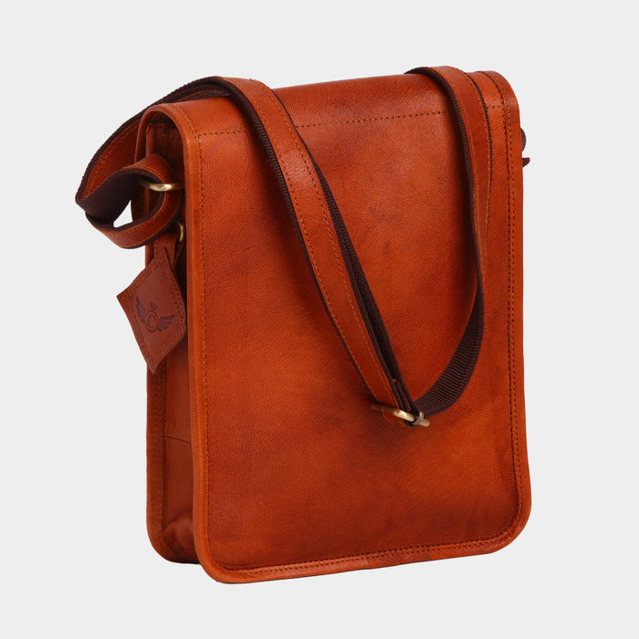 Leslie Leather Sling Cum Crossbody Bag