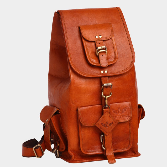 Lucia Vintage Leather Backpack