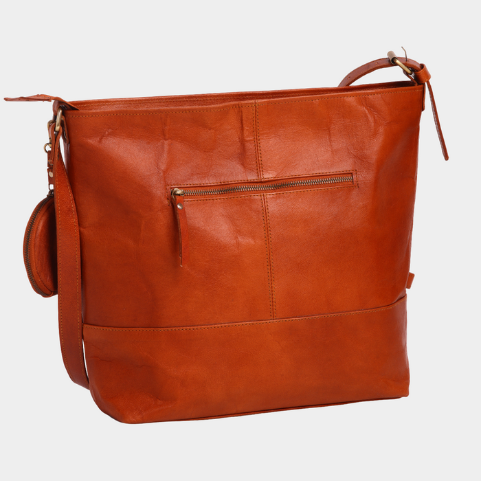 Zoya Leather Sling Cum Crossbody Cum Office Bag