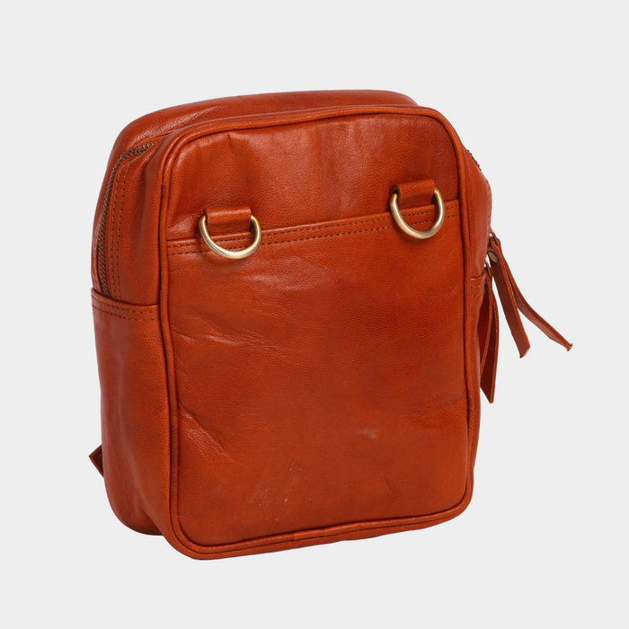 Corry Leather Sling Cum Crossbody Bag