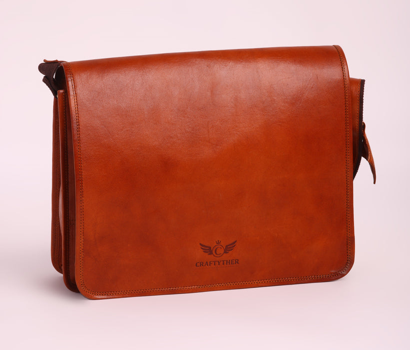 Morgano Leather Sling Cum Crossbody Bag