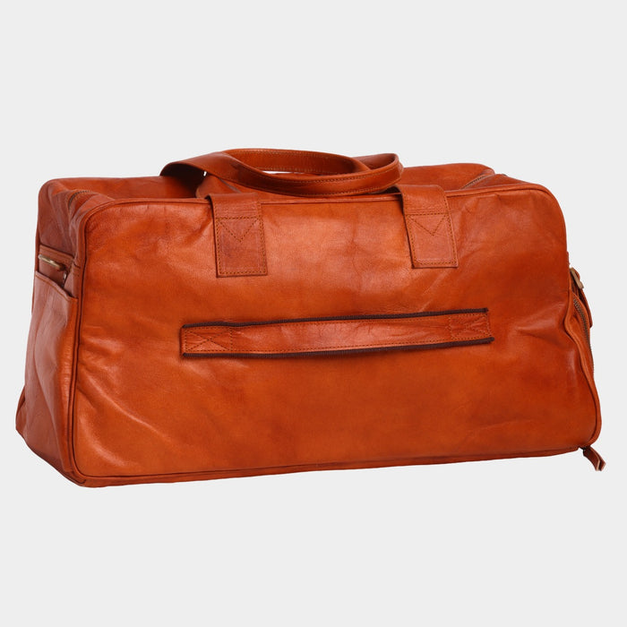 Arena Vintage Leather Duffle Cum Gym Bag