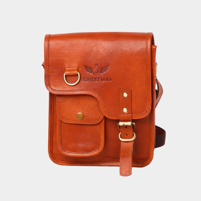 Marty Vintage Leather Sling Cum Crossbody Bag