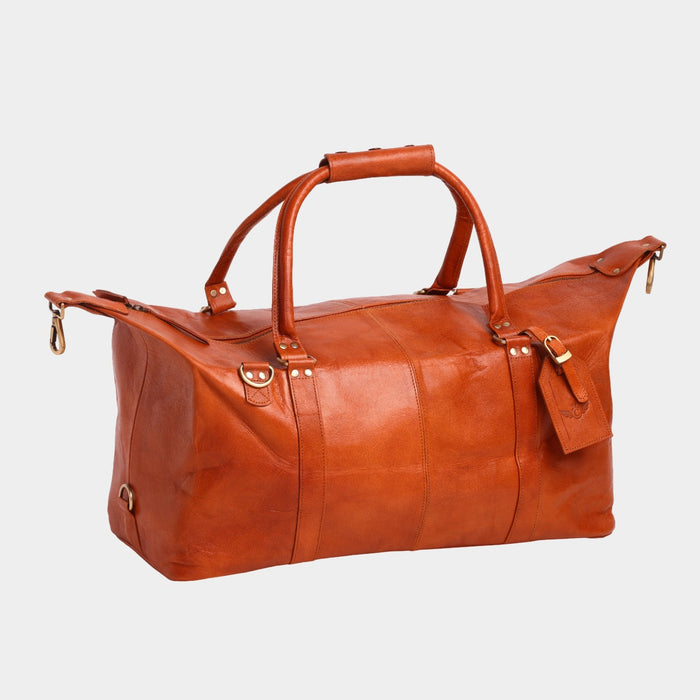 Hilsto Vintage Leather Duffle Bag