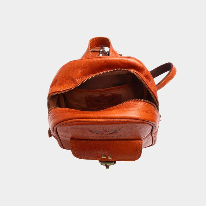 Alessia Small Leather Backpack