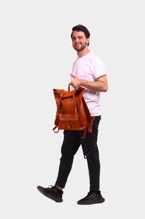 Lavinos Vintage Leather Backpack