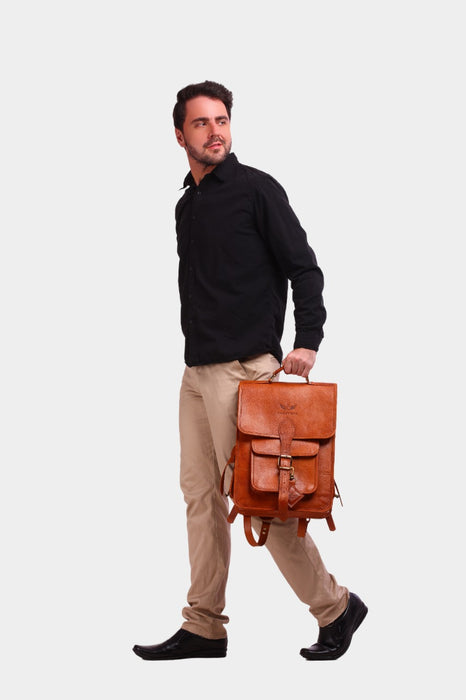 Franko Vintage Leather Backpack