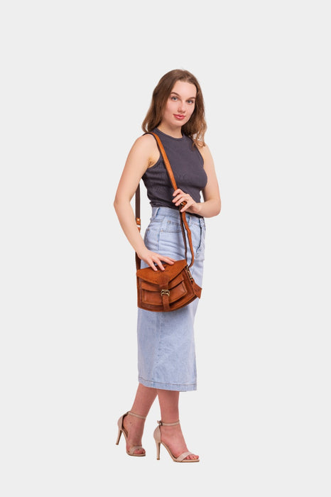 Isabella Leather Sling Cum Crossbody Bag