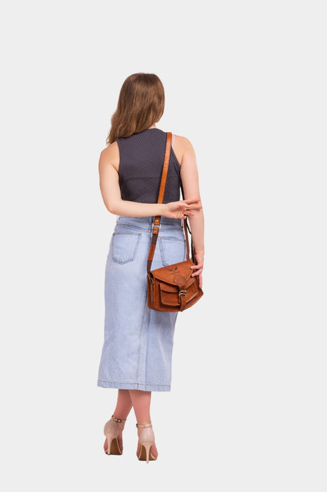 Isabella Leather Sling Cum Crossbody Bag